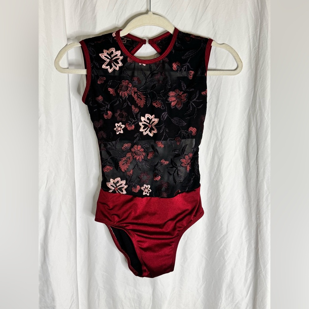 Chelsea B AXS embroidered leotard